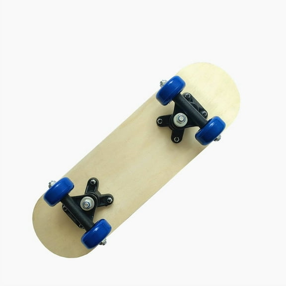 OUNONA Blank Skateboard Deck Unfinished Wooden Maple Plain 1 Set for Art Painting Replacement Decor