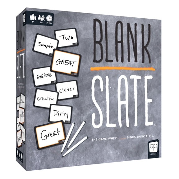 Blank Slate Board Game, A Party Game of Addicting Predictions Easy to Learn, Fun & Family Friendly, Word Association, 3-8 Players, Ages 8+