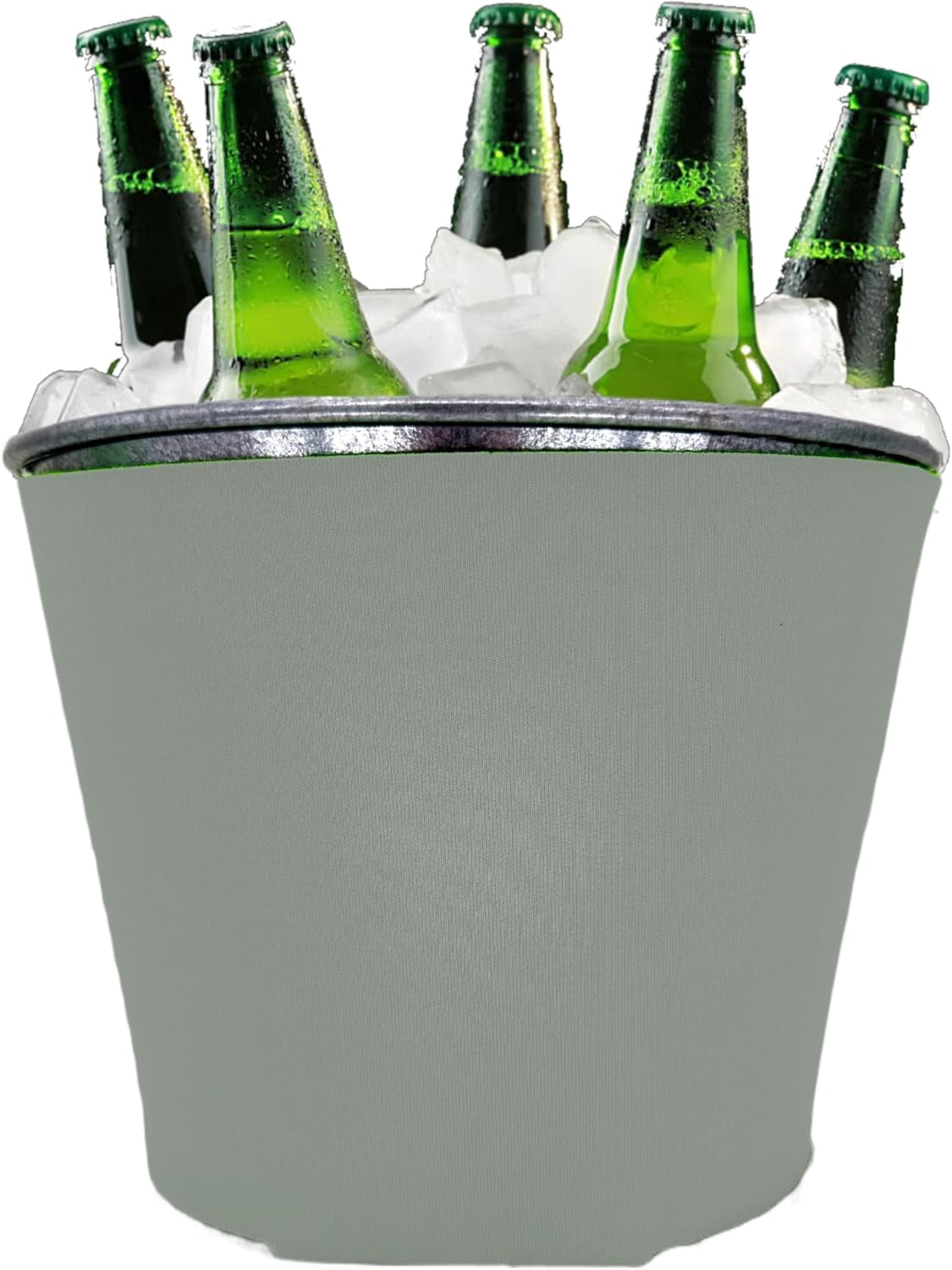 Blank Soft Foam Collapsible Beer Bucket Coolie (Gray, 1) - Walmart.com