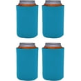 thumbnail image 1 of Blank Soft Foam Collapsible Can Coolie (Neon Blue, 4 Pack), 1 of 9