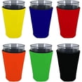thumbnail image 1 of Blank Soft Foam Collapsible Pint Glass Coolies (Variety Color 6 Pack), 1 of 6