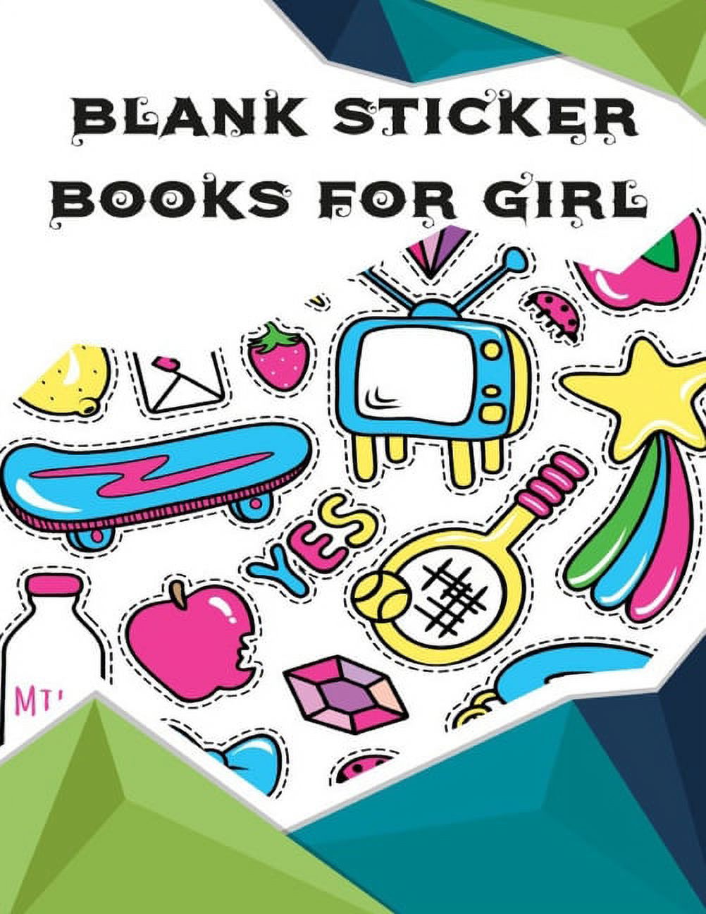 Blank Sticker Books For Girl Ultimate Blank Sticker, Blank sticker