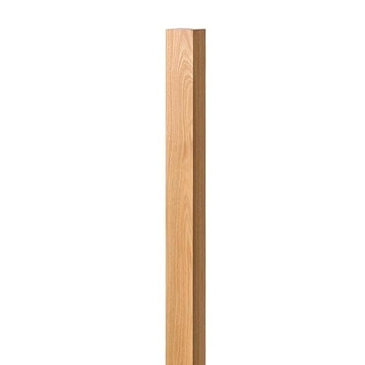 Blank Style 3 inch Contemporary Square Newel Post 3" x 48" Poplar