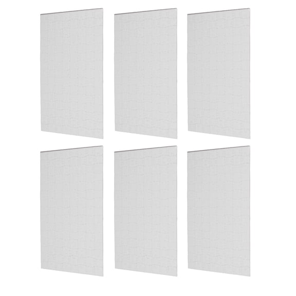 Blank Sublimation Jigsaw Puzzles A4 Paper Craft Board DIY Heat Transfer Printing Kit, 11.42 x 7.87 inches / 29 x 20 cm, 10 Sets