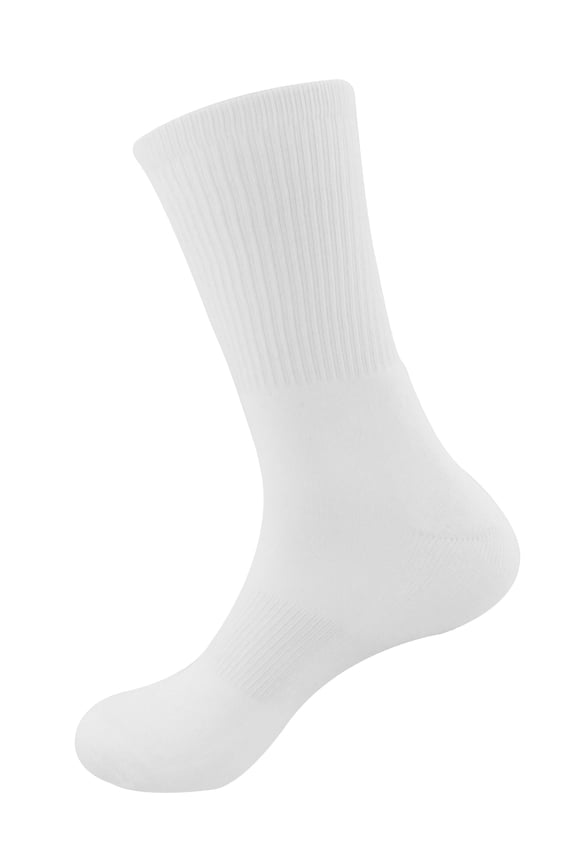 Blank Sublimation Socks SubReady Performance Crew Socks, White Blank, 16x16cm, 4 Pairs
