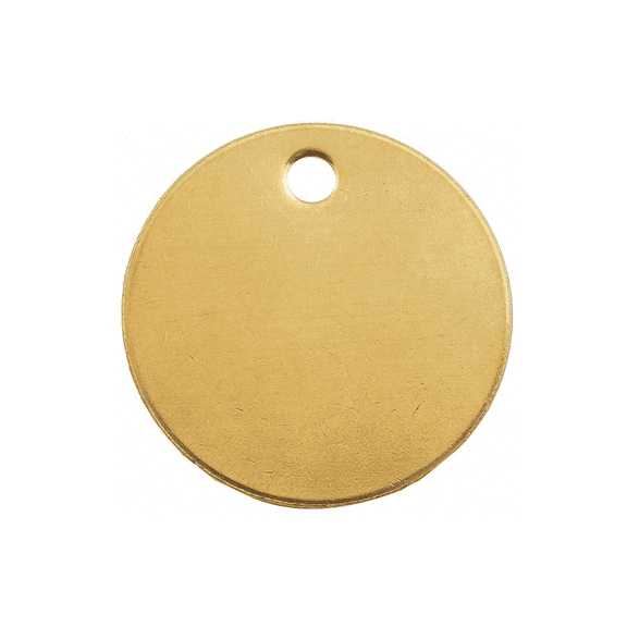 Blank Tag, 1inH x 1inW, PK100