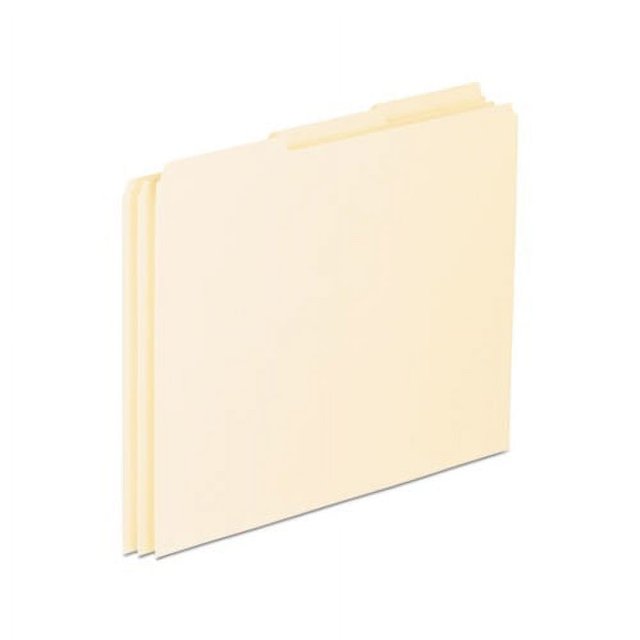 Blank Top Tab File Guides 1/3-Cut Top Tab, Blank, 8.5 x 11, Manila, 100 ...
