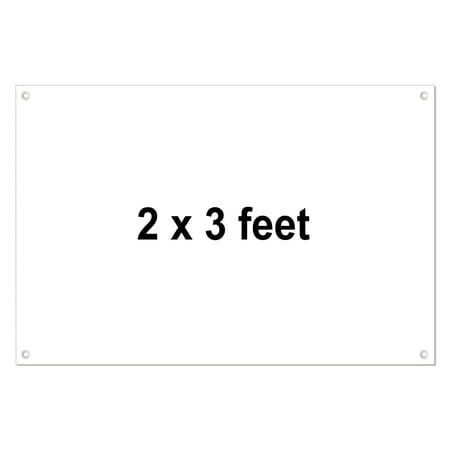 Blank Vinyl Banner White 13 oz Heavy Duty Vinyl - Multiple Sizes - DIY Banner Signs for Home, School, Business, Store and any Craft Project - Outdoor/Indoor with Metal Grommets (2x3 ft) price history and forecast - Greenyef Graphics