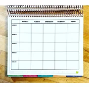 Blank Weekly Planning M-F Two Sided Dashboard For Use W Erin Condren Planner-