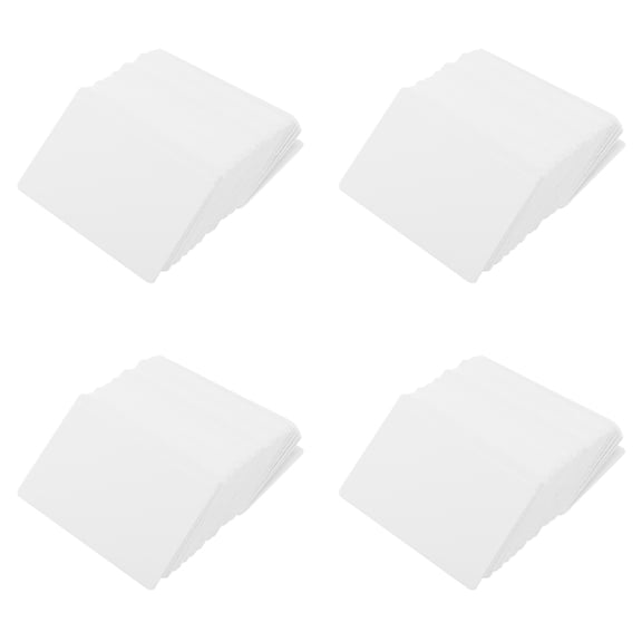 Blank White Cardboard Paper Message Card Business Cards Word Card DIY Tag Gift Card About 400pcs (White)