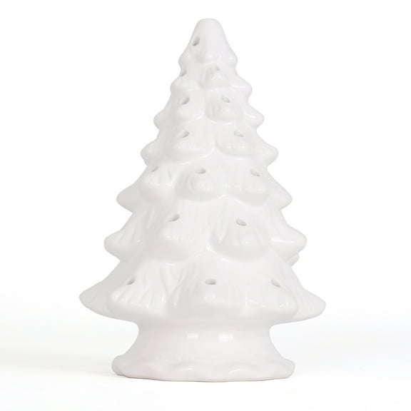 Blank White Ceramic Christmas Tree