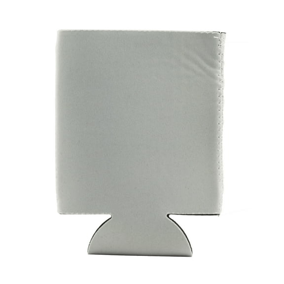 Blank White Fitted Beverage Insulator for 12oz Can- 10 Pack