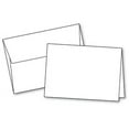 thumbnail image 1 of Blank White Invitation Cards with Envelopes All Occasions, (10"x7") 5"x7" When Folded, Scored, Heavy Duty Quality Cardstock, Blank Greeting Christmas Cards Printable (20 Cards & Envelopes) A7., 1 of 3