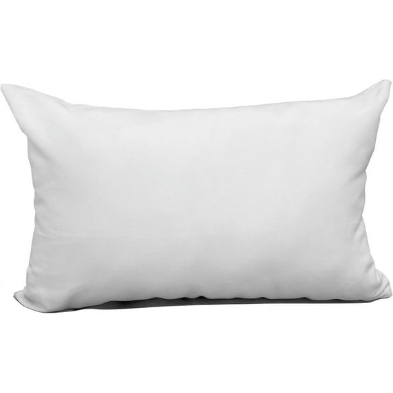 Blank White Sublimation Polyester Pillow Cover - 12” x 18” / 30 cm x 45 cm with Hidden Zipper (20 Pack) Décor Heat Press Printing Throw Pillow Cover