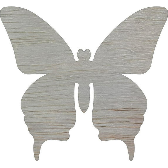 Blank Wood Butterfly Shape, Paintable 8'' DIY Craft