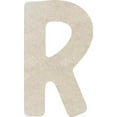thumbnail image 1 of Blank Wood Letter R, Craft Alphabet 16'' Tall MDF Wall Décor, Rawles, 1 of 5
