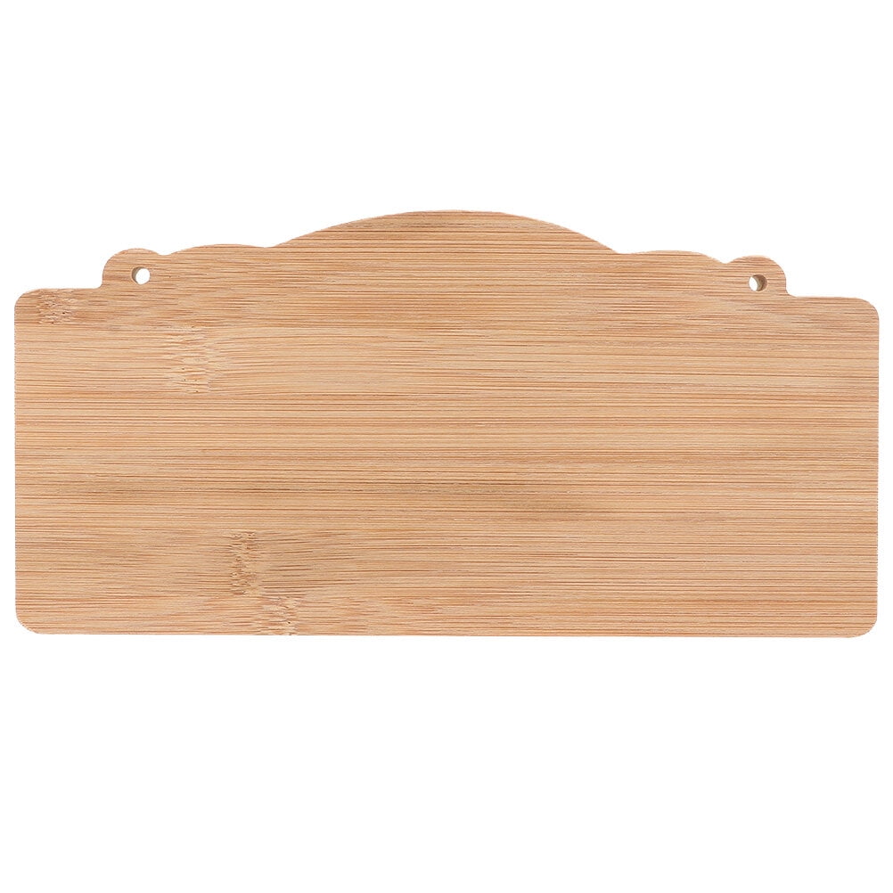 Blank Wood Signs Hanging Plaque DIY Craft Unfinished Wood Sign for Shop Store