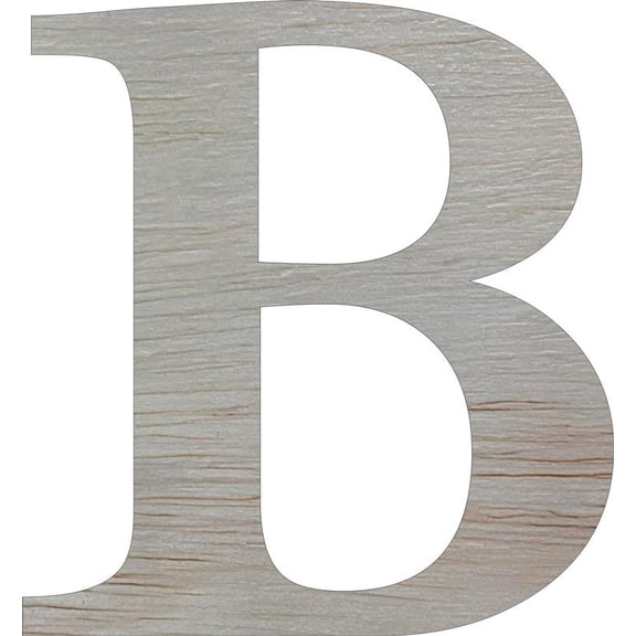 Blank Wooden 10'' Times Letter B, Paintable Craft Shape