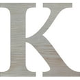 thumbnail image 1 of Blank Wooden 8'' Times Letter K, Paintable Craft Shape, 1 of 1