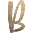 thumbnail image 1 of Blank Wooden Craft Letter B, Unfinished 16'' Tall Wood Alphabet Letter, Wall Hanging Hometown, 1 of 3