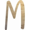 thumbnail image 1 of Blank Wooden Craft Letter M, Unfinished 6'' Tall Wood Alphabet Letter, Wall Hanging Hometown, 1 of 5