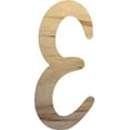 thumbnail image 1 of Blank Wooden Craft Letters, Wood Alphabet 8'' Tall Letter E, Jacklin DIY Font, 1 of 5