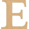 thumbnail image 1 of Blank Wooden Letters, Unfinished 5'' Tall Times E, Wooden Craft Letter, 1 of 5