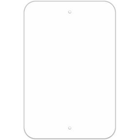 Blank Write-On Metal Sign, 8 x 12 Inches Rust Free Aluminum, UV Protected, Waterproof, Weather Resistant, Durable Ink, Easy to Mount