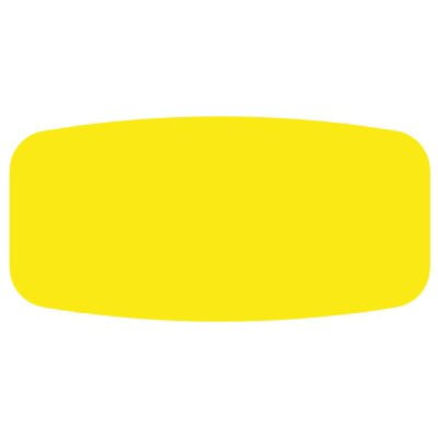 Blank Yellow Food Store Labels 1.25" x .625" 1000 each per roll Great Quality Stickers Decals