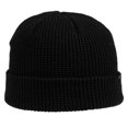 thumbnail image 1 of Blank and Custom Outdoor Cap OC808 Waffle Knit Watch Cap-Black, 1 of 3