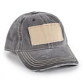 thumbnail image 1 of Blank and Custom Outdoor Cap OC902 Heavy Washed Patch Cap-Black, 1 of 3
