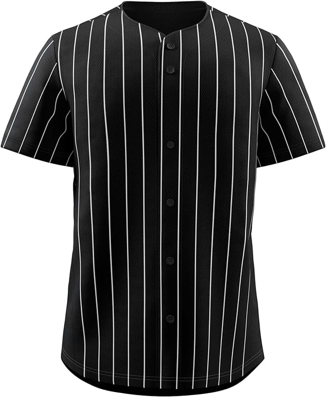 Blank baseball jersey for men casual button down shirts short sleeve active team sports uniform Walmart