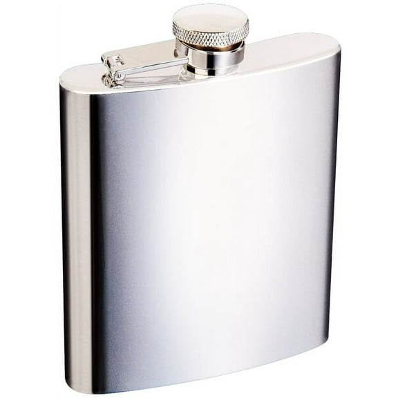 Blank flask, 6 Oz, high polish, Stainless Steel, Boot Flask (1006YB)
