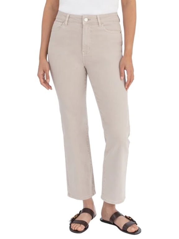 BlankNYC Women's Straight Leg Pant, Tan Pant, 14/34