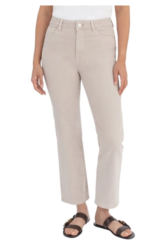 BlankNYC Women's Straight Leg Pant, Tan Pant, 14/34