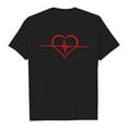 thumbnail image 1 of BlankRift T Shirt Men Valentines Day Matching Couples T Shirts for Him and Her Crew Neck Short Sleeve Pullover Top Husband Wife Valentine Shirt Mens Graphic T Shirts Black L, 1 of 4