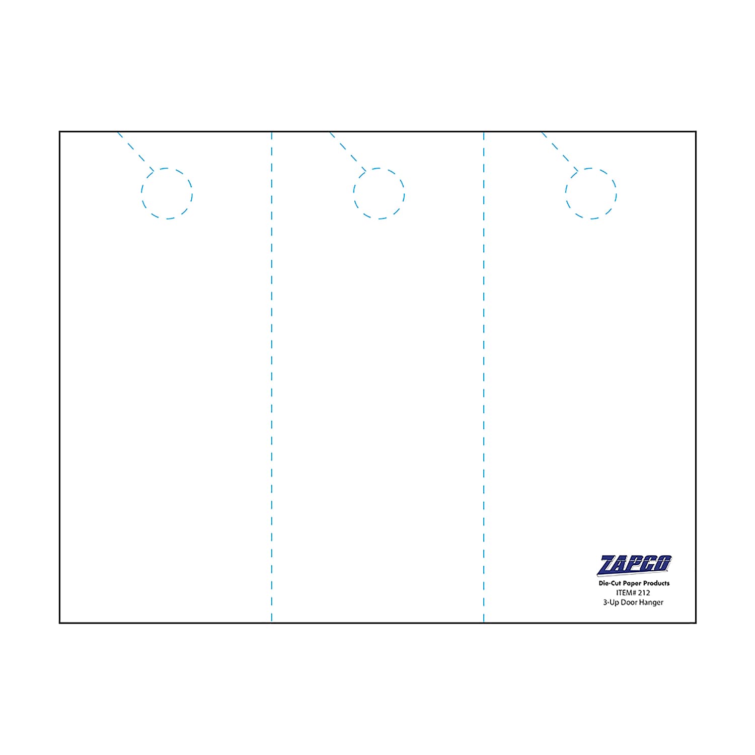 Blanke Blanks/USA 3.67 x 8 1/2 67 lbs. Digital LDH310B6WH - Walmart.com