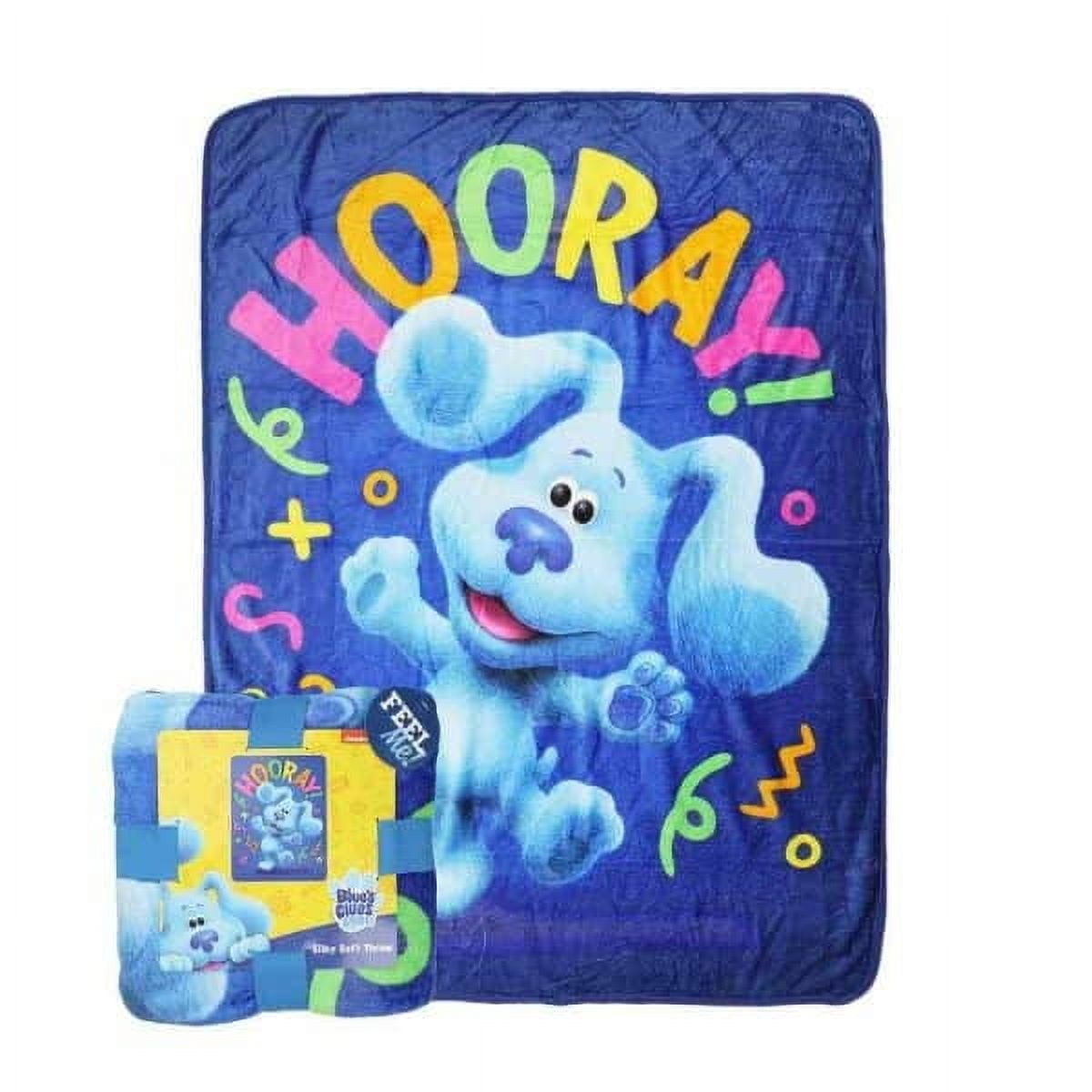 Blues Clues Hooray Blue Silk Touch Throw Blanket, 46 x 60 inches