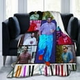 thumbnail image 1 of Blanket Adam Actors Sandler Throw Flannel Blankets Warm Soft Cozy Fuzzy Blanket for Bed Sofa Couch Camping Travel Gift Blankets for All Seasons 40""x30"", Black, 1 of 6