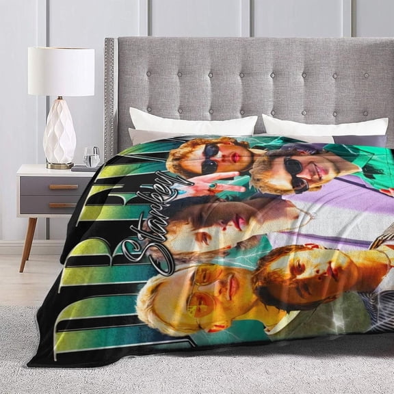 Blanket Adam Actors Sandler Throw Flannel Blankets Warm Soft Cozy Fuzzy Blanket for Bed Sofa Couch Camping Travel Gift Blankets for All Seasons 50"x40"