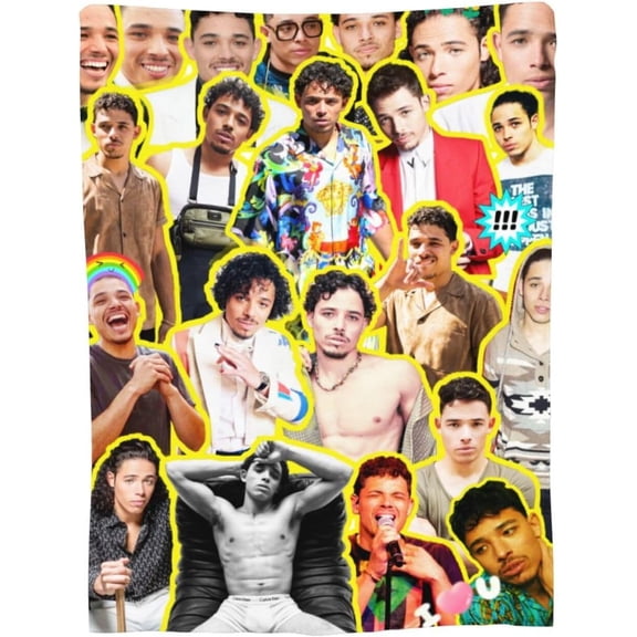 Blanket Anthony Ramos Soft and Comfortable Warm Fleece Throw Blankets Gift for Room Sofa Office Bed car Camp Couch Decoration Cozy Plush Beach Blankets All Season