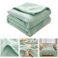 thumbnail image 1 of Blanket,Bedding Pure Cotton Blanket Lightweight Warm Blanket Soft And Breathable Suitable For All Seasons, 1 of 9