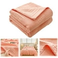 thumbnail image 1 of Blanket Bedding Pure Cotton Blanket Lightweight Warm Blanket Soft and Breathable Suitable for All Seasons, 1 of 9