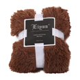 thumbnail image 1 of Blanket-Brown 80X120Cm Soft Shaggy Warm Bed Sofa Bedspread Bedding Sheet Throw Blanket Blanket, 1 of 5