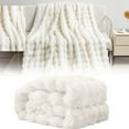 thumbnail image 1 of Blanket,Bubble Blanket All Season Nap Sofa Leisure Conditioner Cover Blanket Plush Sofa Blanket Living Room Sleeping Blanket, 1 of 7