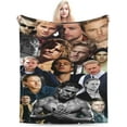 thumbnail image 1 of Blanket Charlie Hunnam Soft and Comfortable Wool Fleece Throw Blankets Gift for Home Decoration Sofa Office car Camping Yoga Travel Home Decoration Cozy Plush Beach, 1 of 1