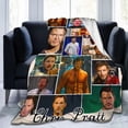 thumbnail image 1 of Blanket Chris Actors Pratt Throw Flannel Blankets Warm Soft Cozy Fuzzy Blanket for Bed Sofa Couch Camping Travel Gift Blankets for All Seasons 40"x30", 1 of 6