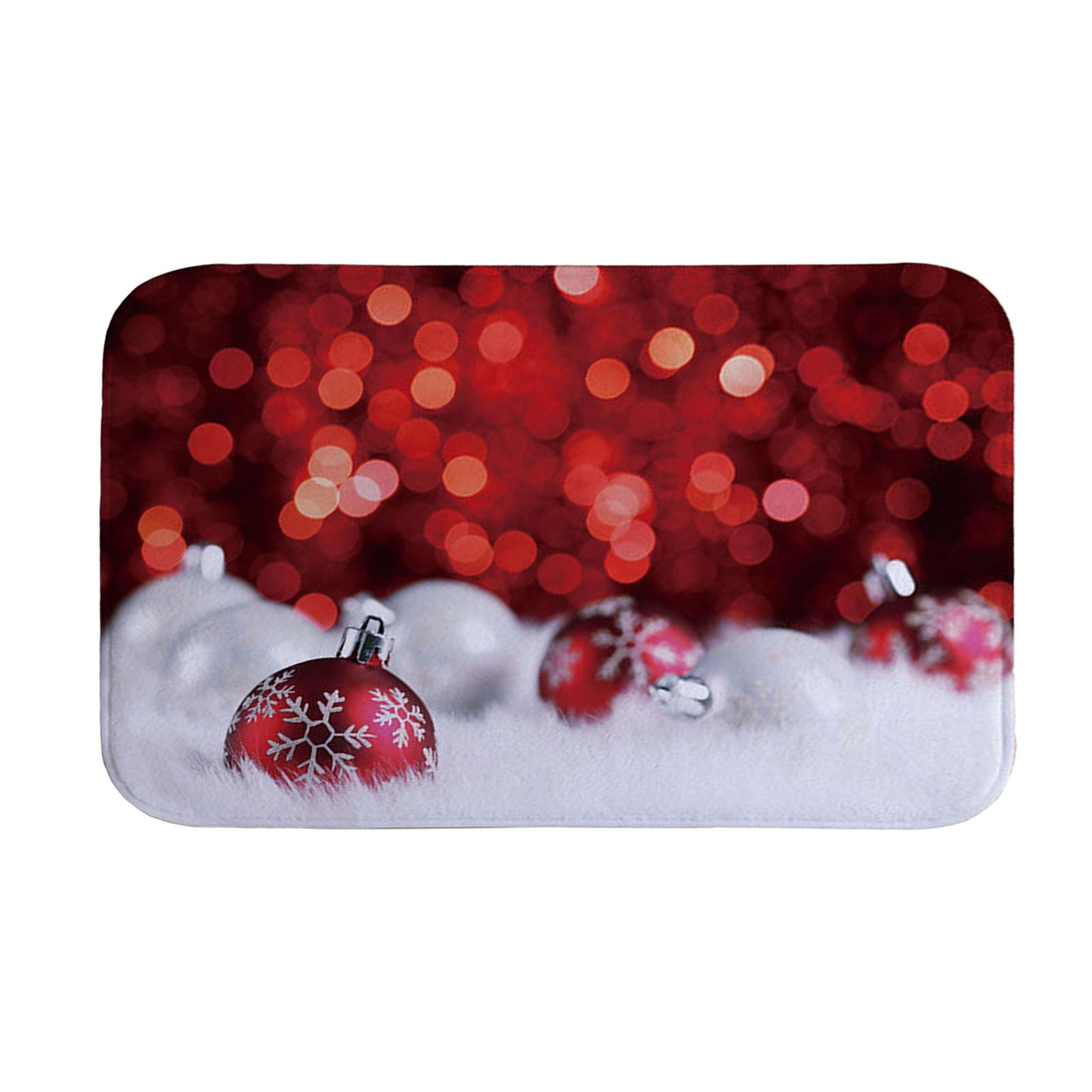 Blanket Christmas Indoor Door Mat Christmas Sphere Christmas Atmosphere
