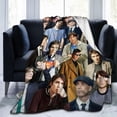thumbnail image 1 of Blanket Cillian Murphy Soft and Comfortable Wool Fleece Throw Blankets for Sofa Office car Camping Yoga Travel Home Decoration Cozy Plush Beach Blanket Gift, 1 of 6