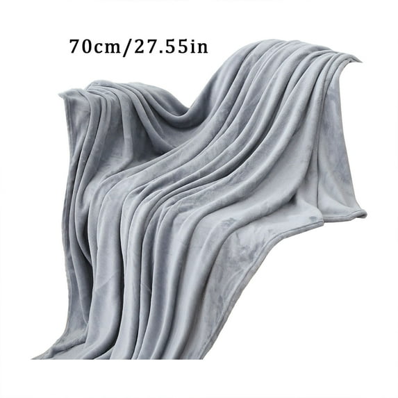 Blanket Clearance, 5.9X7.9X1.6 Inches Blanket Flannel Blanket Coral Fleece Blanket Gray a 1*Blanket By Shiogb